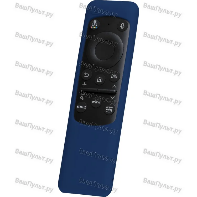 Силиконовый чехол H08 Blue (синий) для пультов от телевизора Samsung