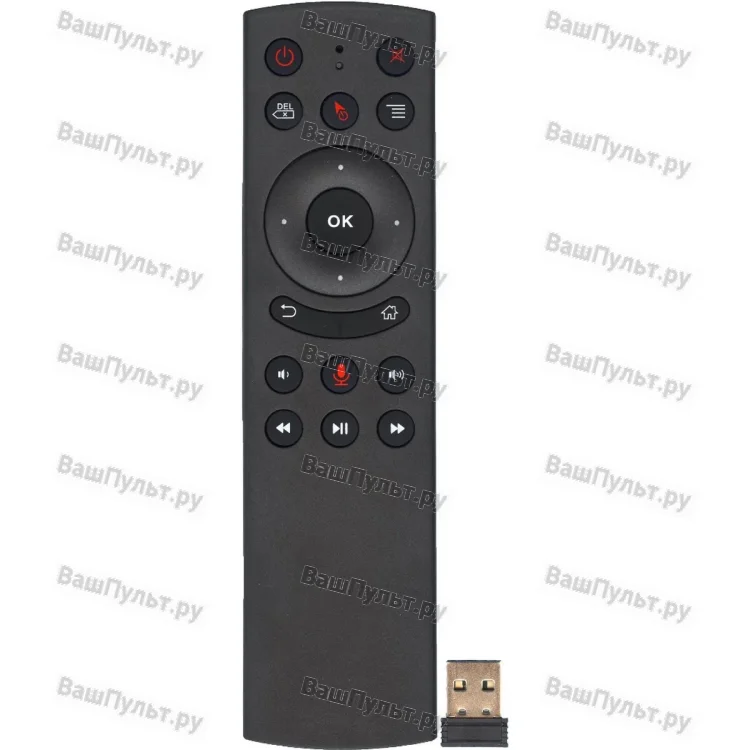 Пульт аэромышь Huayu RM-BT01 (гироскоп, голосовое управление)