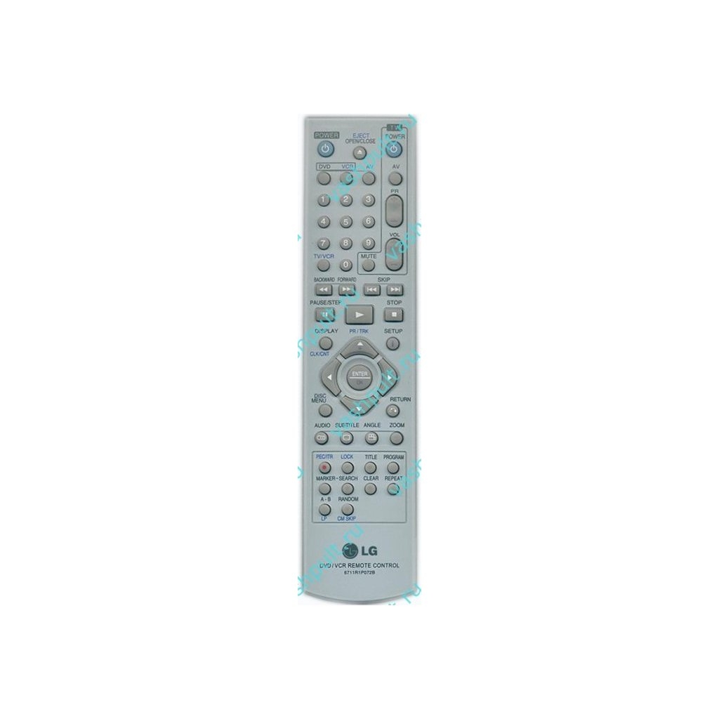 LG 6711R1P072B пульт для DVD+VHS плеера оригинальный!