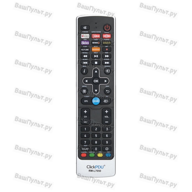 Универсальный пульт ClickPdu для BBK RM-L7050