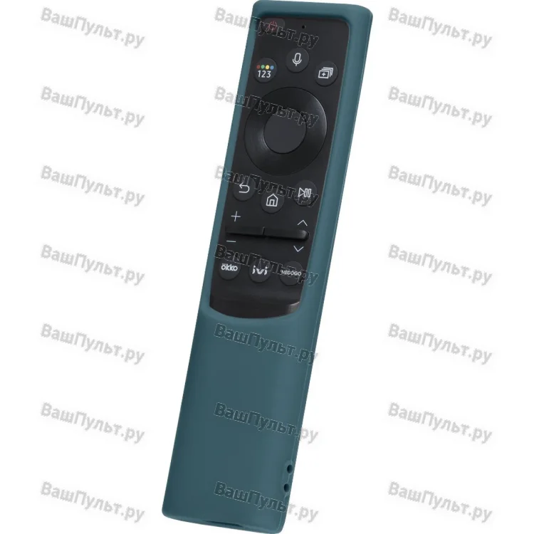 Силиконовый чехол H09 Celadon (селадон) для пультов от телевизора Samsung
