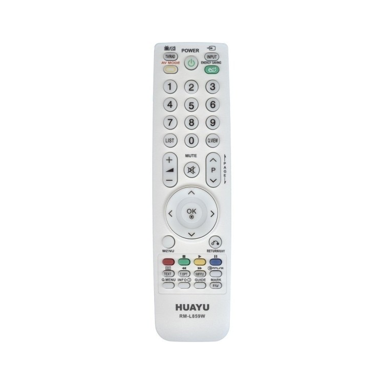 Универсальный пульт Huayu для LG RM-L859W белый