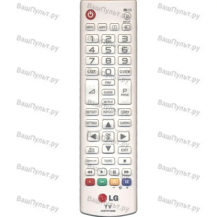 Пульт LG AKB73715639 (оригинальный)