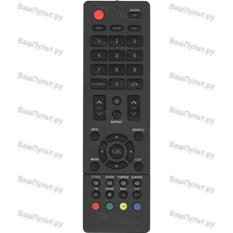 Пульт Huayu для Prestigio KT1744-HG2 (PTV32DS00Z_BK_CIS)
