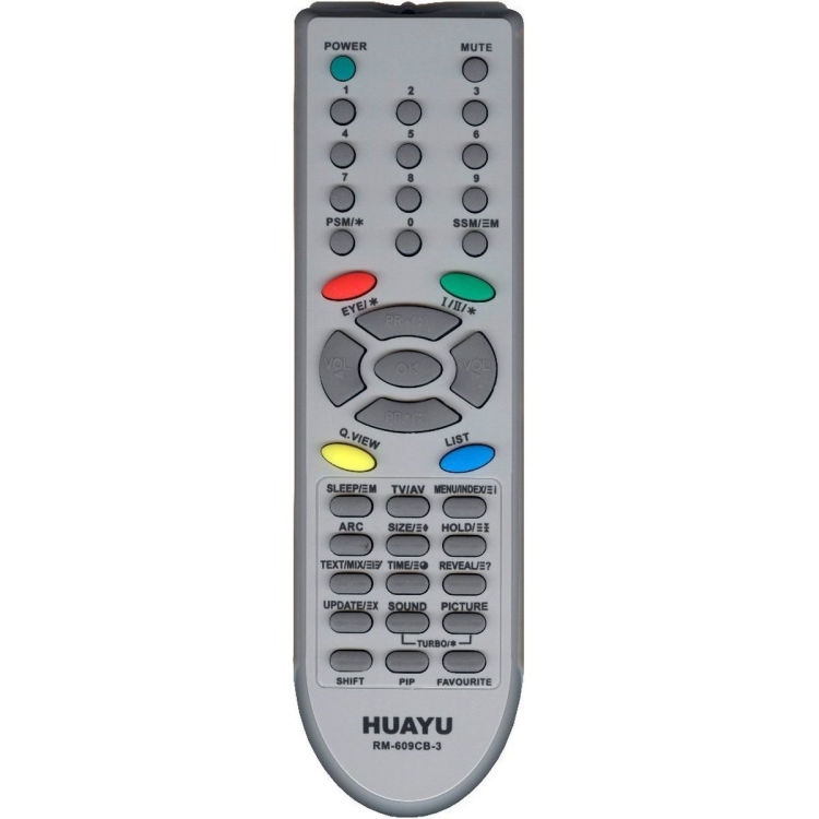 Универсальный пульт Huayu для LG RM-609CB-3 (корпус LG 6710V00090D)