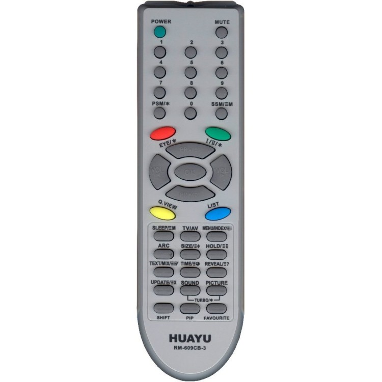 Универсальный пульт Huayu для LG RM-609CB-3 (корпус LG 6710V00090D)