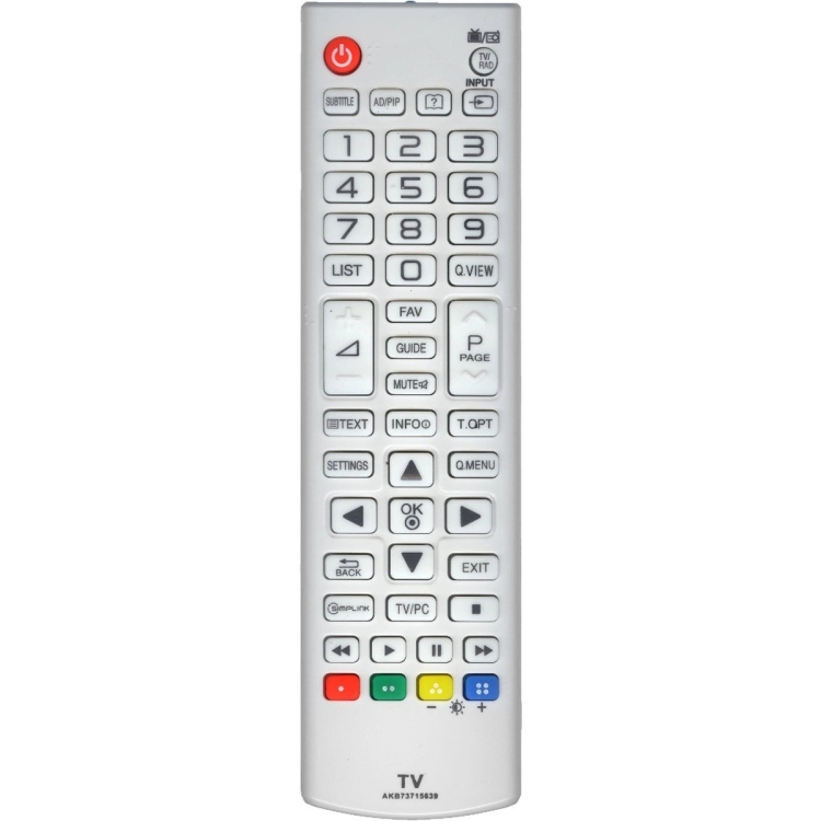 Пульт Huayu для LG AKB73715639 белый