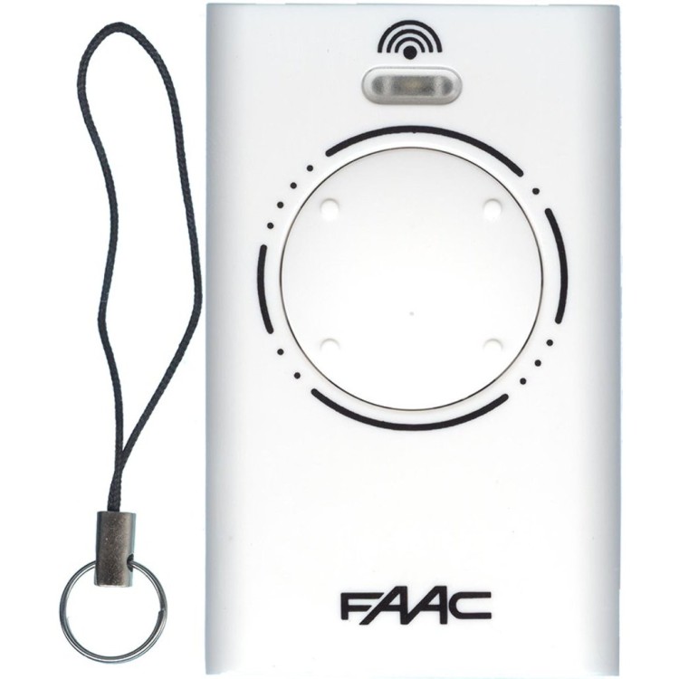 Пульт FAAC XT4 868 SLH LR белый 4-х канальный 868 МHz белый для шлагбаума и ворот