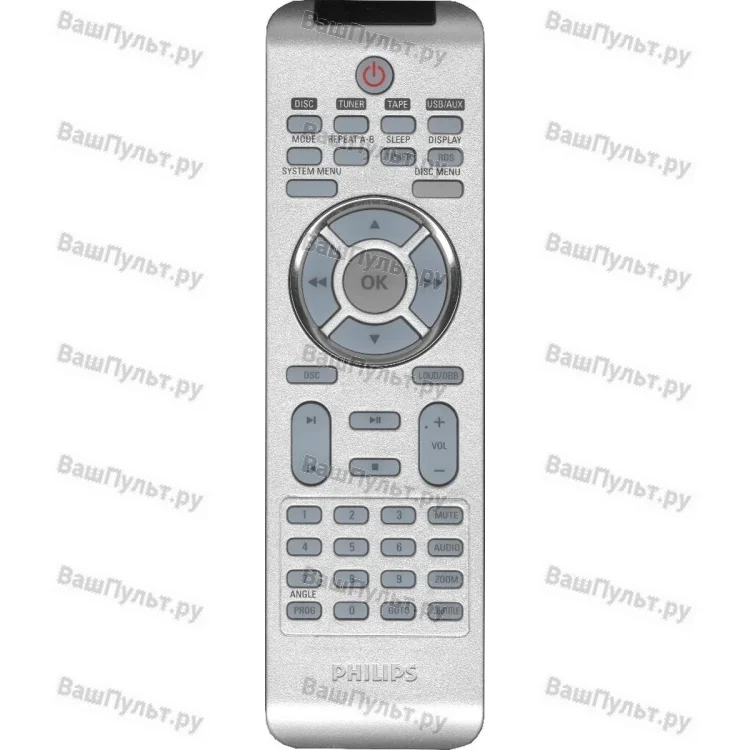 Пульт Philips AUX/DVD/USB PRC-500 (оригинальный)
