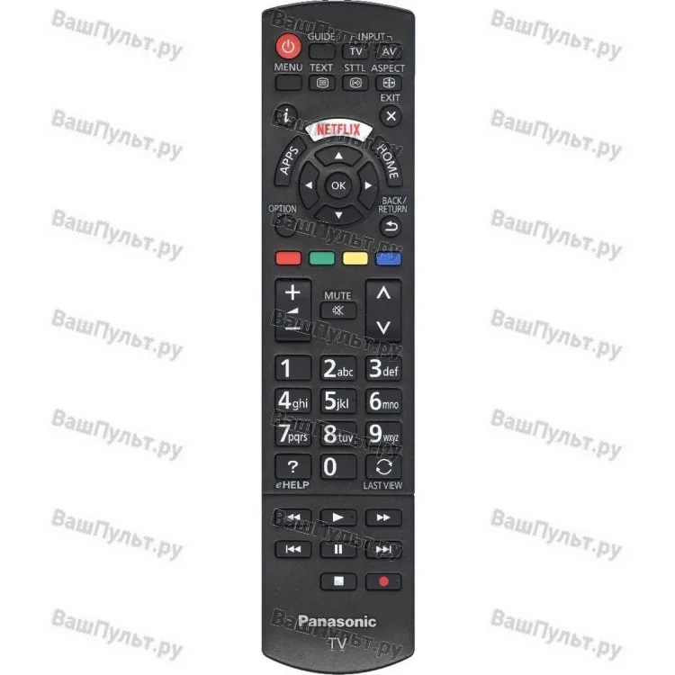Пульт Panasonic N2QAYB001009 (Netflix) (оригинальный)
