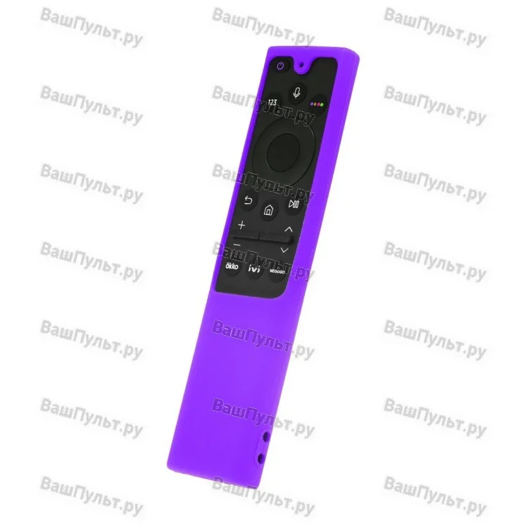Силиконовый чехол H02 Purple (фиолетовый) для Samsung серии Q