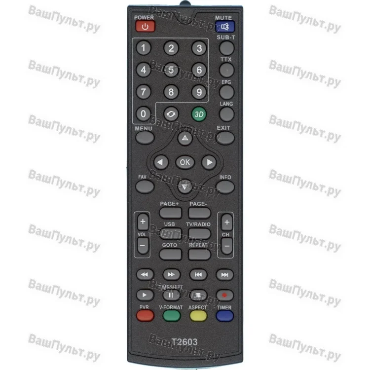 Пульт Huayu для SkyVision T2202 (T2603)