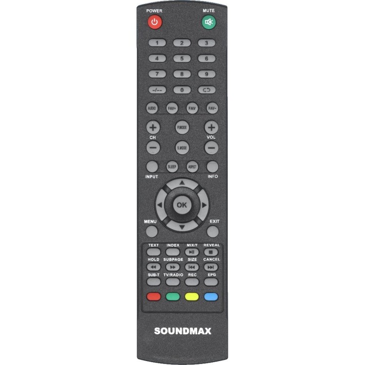 Пульт Soundmax TF-LED28S48T2 (ERISSON, ORION, SUPRA, FUSION ПТ-101ЖК-100ЦТ)