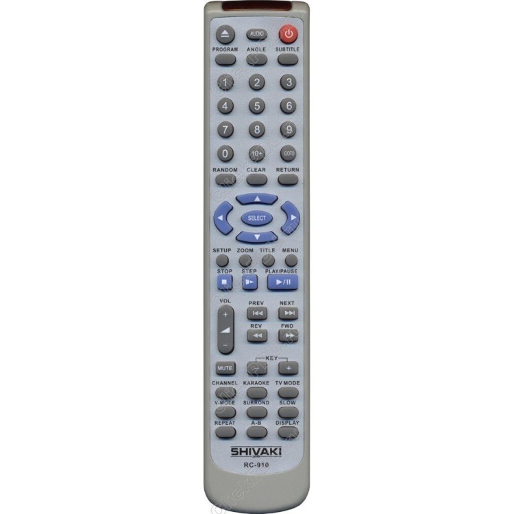 Пульт Shivaki RC-910 (DVD)