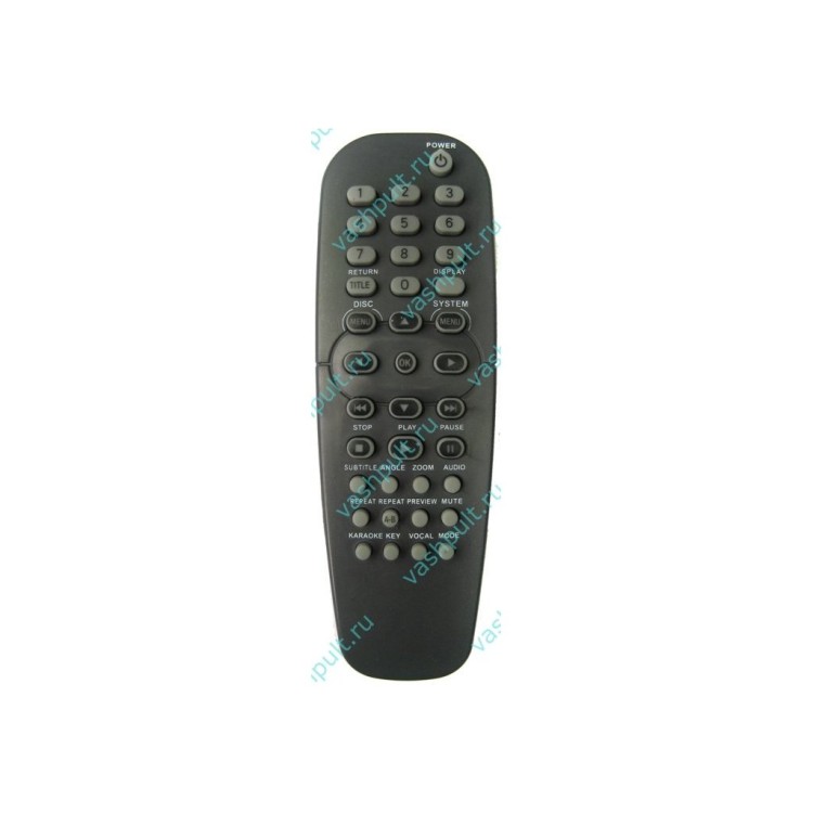 Пульт Huayu для Philips RC2K12 (RC2K16, RC-19137005/01P) темно-серый