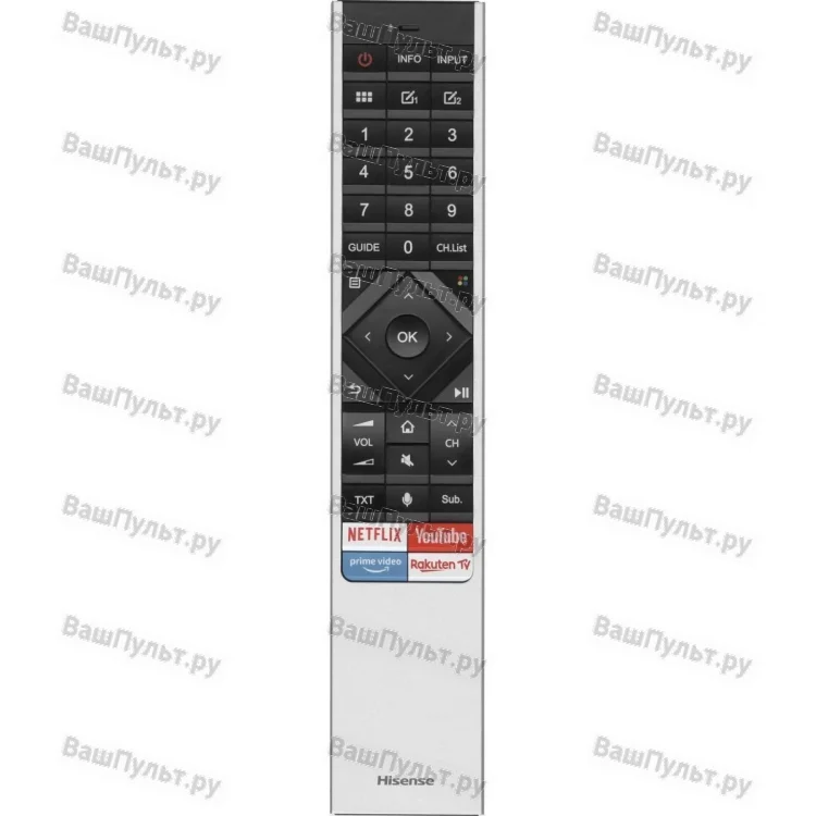 Пульт Hisense ERF6A62 (голосовое управление) (оригинальный)