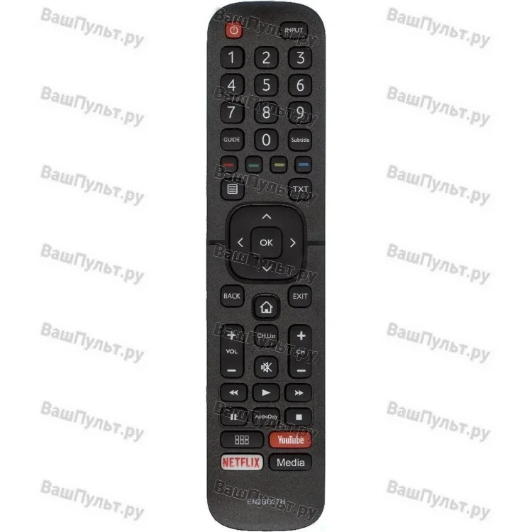 Пульт Huayu для Hisense, Dexp EN2BB27H (HOB2183 в коробке)