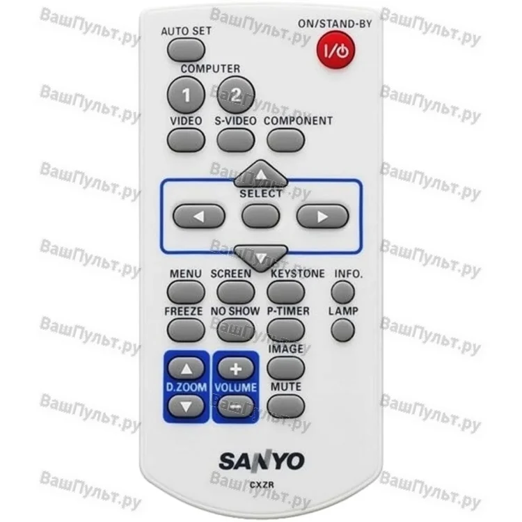 Пульт Sanyo CXZR PLC-XR2200 (оригинальный)