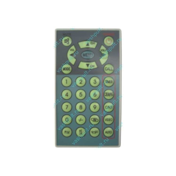 Пульт Huayu для Miyota CAR-TV (Vitek VT-5007)