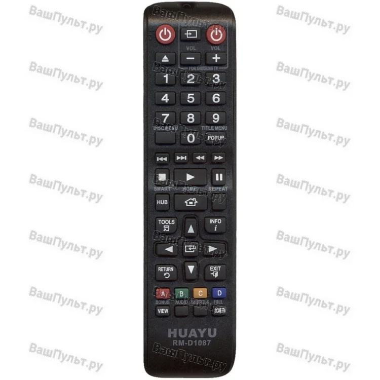 Универсальный пульт Huayu для Samsung RM-D1087