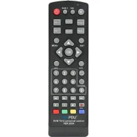 Универсальный пульт Huayu DVB-T2+2 (ver.2024 для приставок DVB-T2 и IP TV) HOD1787