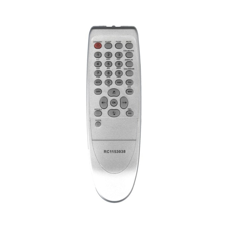 Пульт Huayu для Akai (Rolsen) RC-1153012 (RC-1153038) (серебряный)