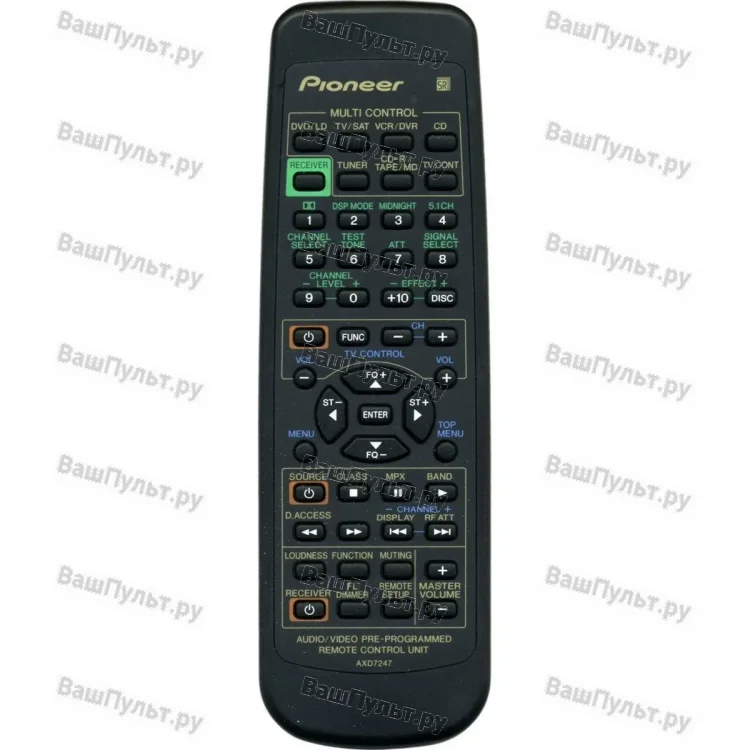 Пульт Pioneer AXD7247, AXD7246 (VSX-609RDS) (оригинальный)