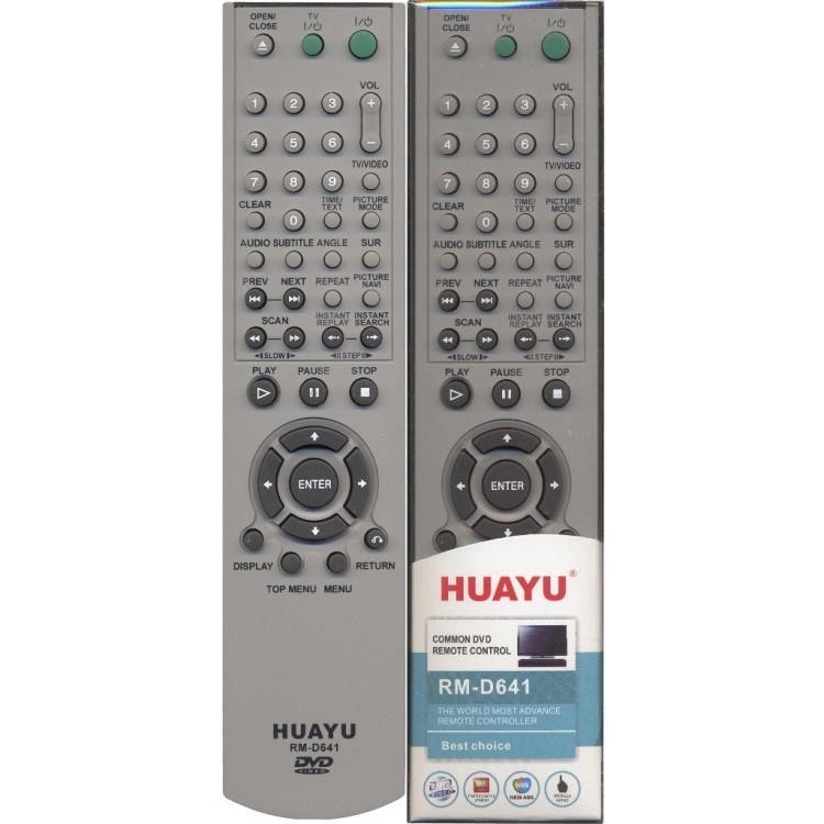 Универсальный пульт Huayu для Sony RM-D641