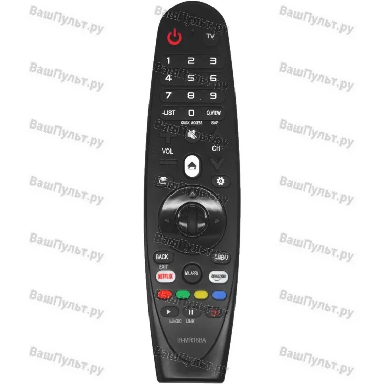 Универсальный пульт Huayu для LG IR-MR18BA (ИК-пульт)