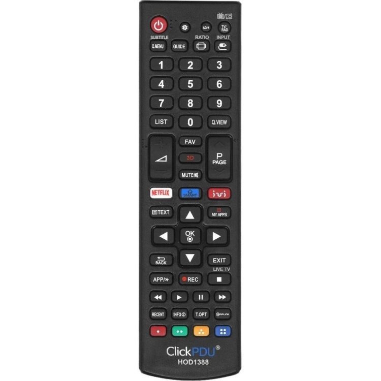 Универсальный пульт ClickPdu для LG HOD1388 (корпус AKB75095312)