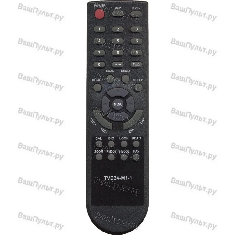 Пульт Huayu для VR TVD34-M1-1 (CT-21VUAS-G)