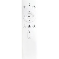 Пульт Huayu для Hyundai, HI, Novex, DEXP, Sber SBDV-00001W (белый)(голосовое управление)+батарейки
