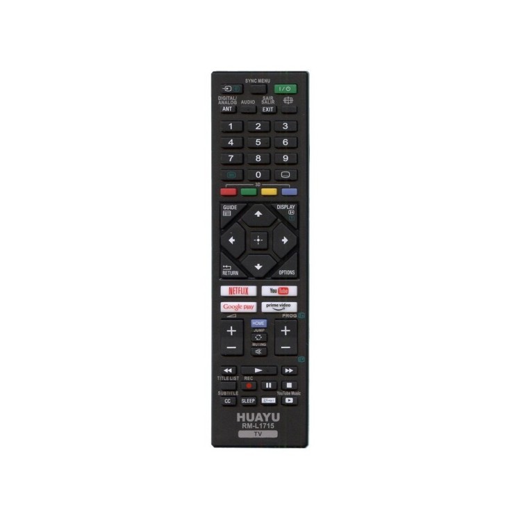 Универсальный пульт Huayu для Sony RM-L1715 (RM-ED062 + YouTube, Netflix)