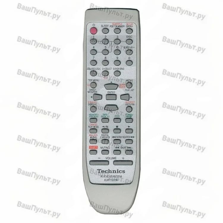 Пульт Panasonic (Technics) EUR7702290 (оригинальный)