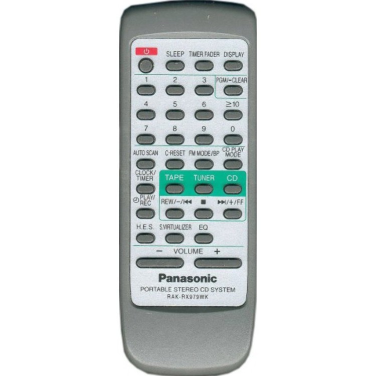 Пульт Panasonic RAK-RX979WK