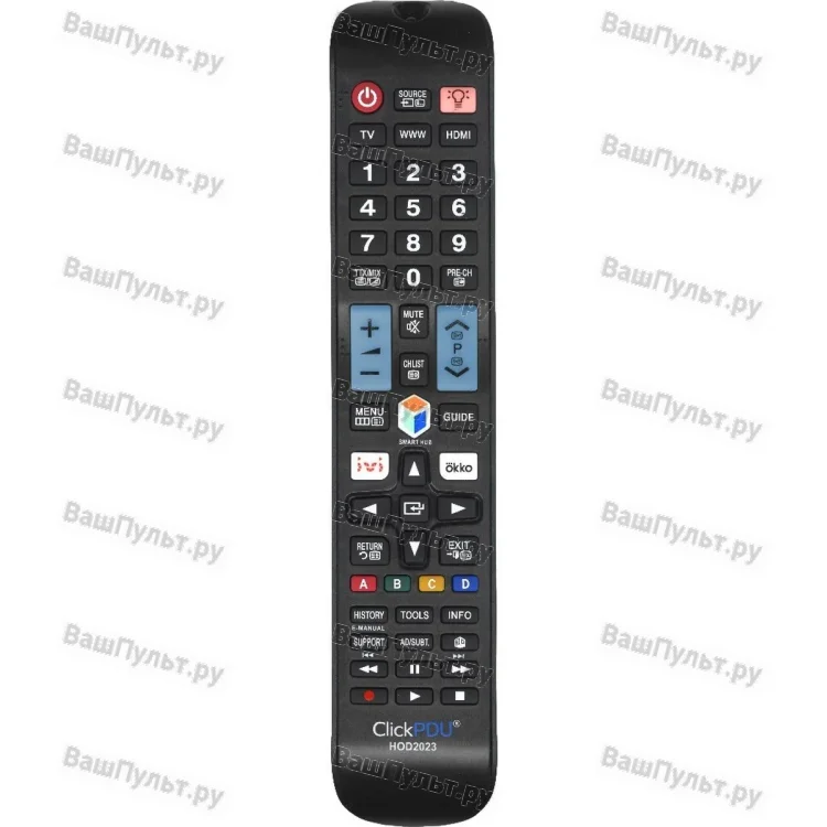 Универсальный пульт Huayu для Samsung TV HOD2033 BOX (RM-D1078RU)