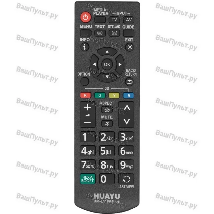 Универсальный пульт Huayu для Panasonic RM-L1180 Plus (для smart tv)