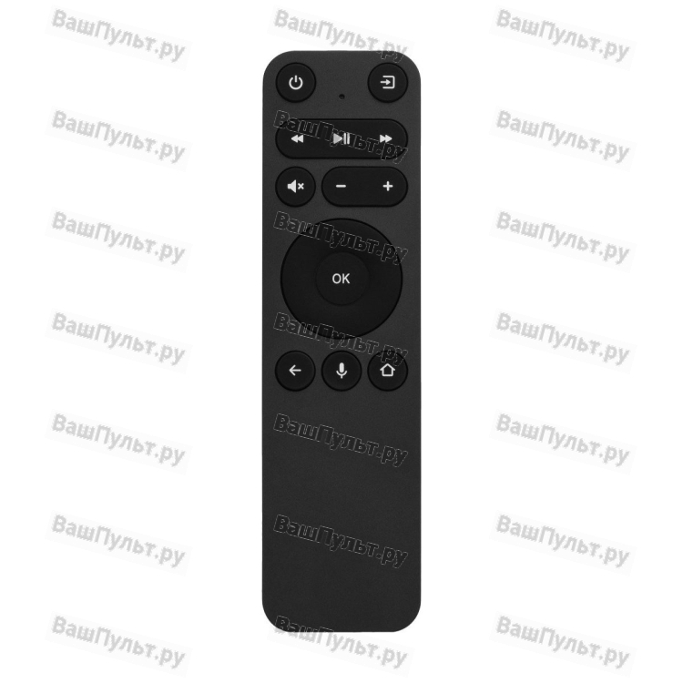 Пульт Huayu для Яндекс RC4671605-01R (голосовое управление) +батарейки