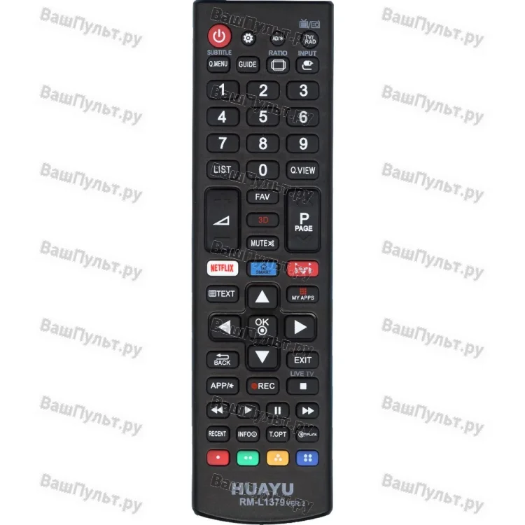 Универсальный пульт Huayu для LG RM-L1379 ver.2