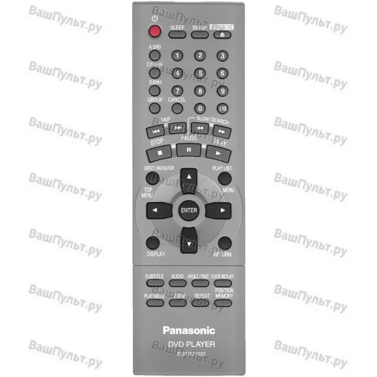 Пульт Panasonic EUR7621020 (оригинальный)
