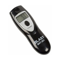 Алкотестер Blast BAT-201, черный, блистер