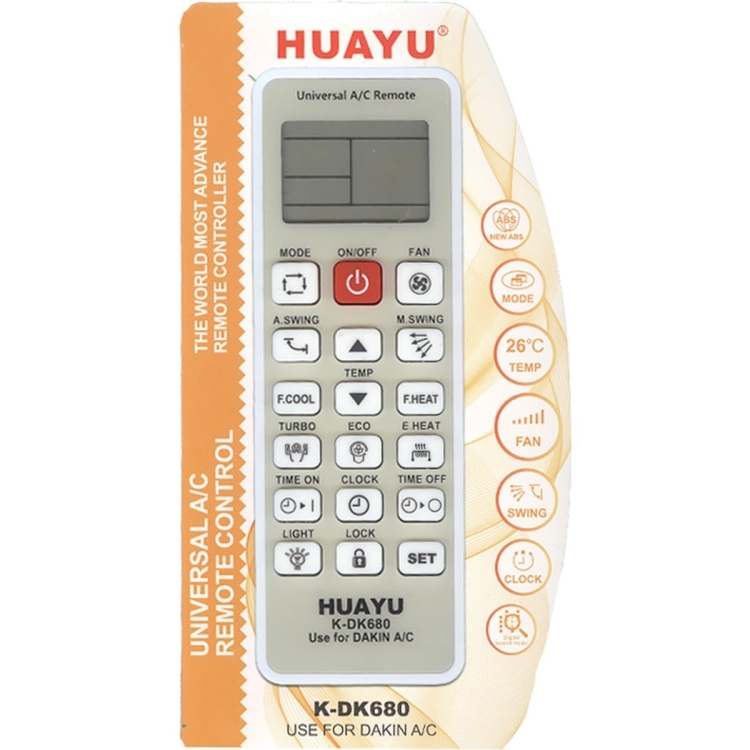 Пульт для кондиционера Huayu K-DK680 для Daikin
