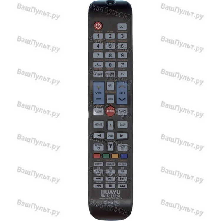 Универсальный пульт Huayu RM-L1195+X (для TV)