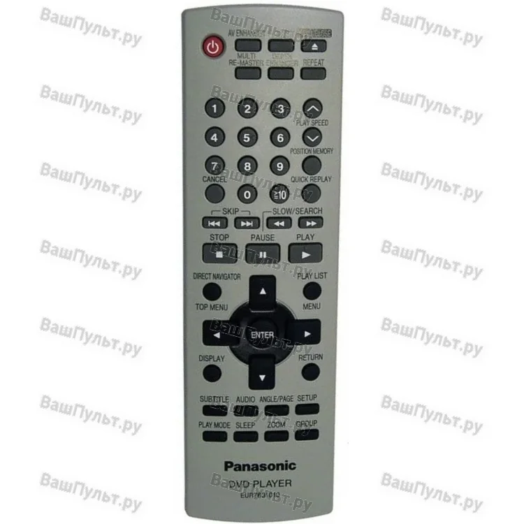 Пульт Panasonic EUR7631010 (оригинальный)