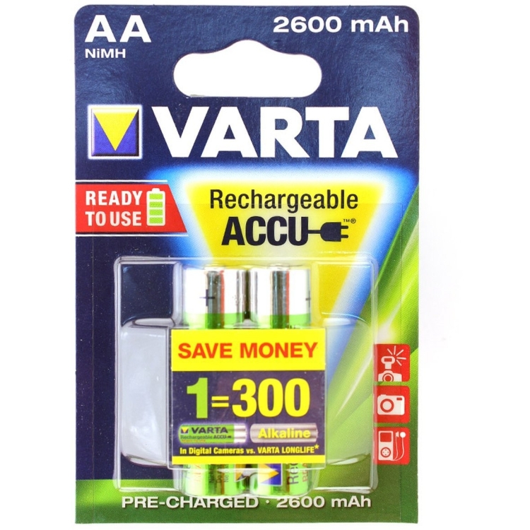 Аккумулятор AA предзаряженный RTU Varta 2600mAh (20)