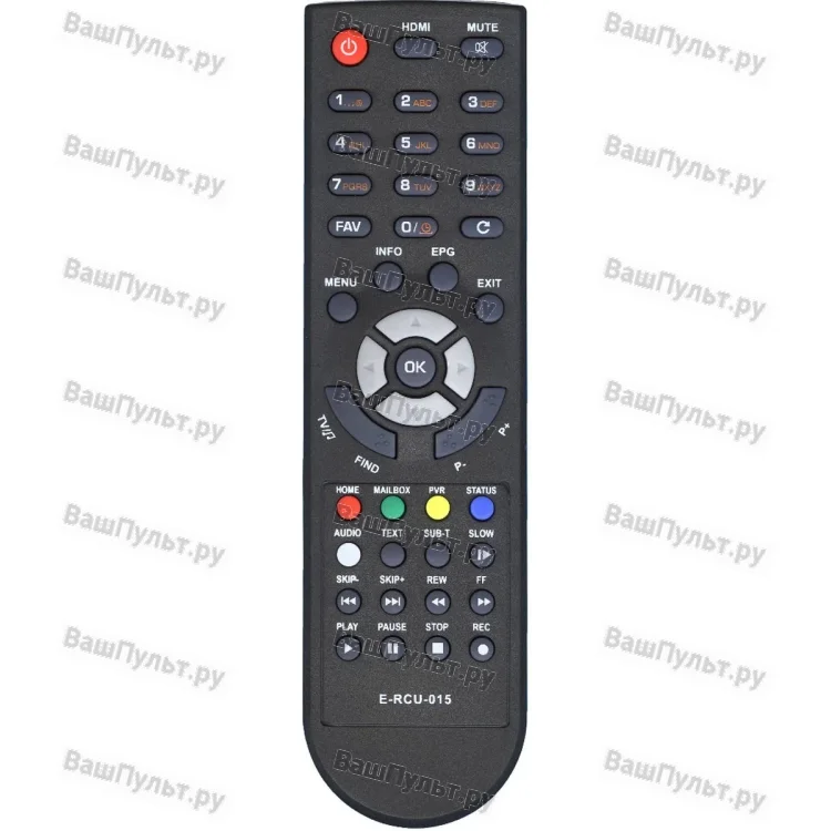 Пульт Huayu для Globo (Телекарта) E-RCU-015 (HD X8)