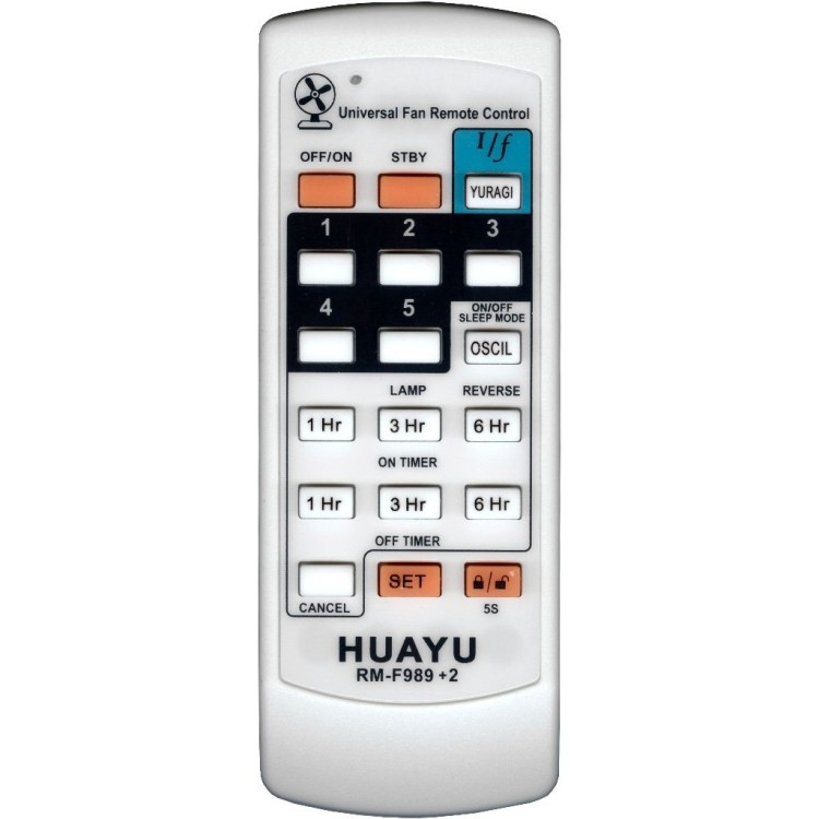 Универсальный пульт Huayu RM-F989+2 (для вентиляторов)