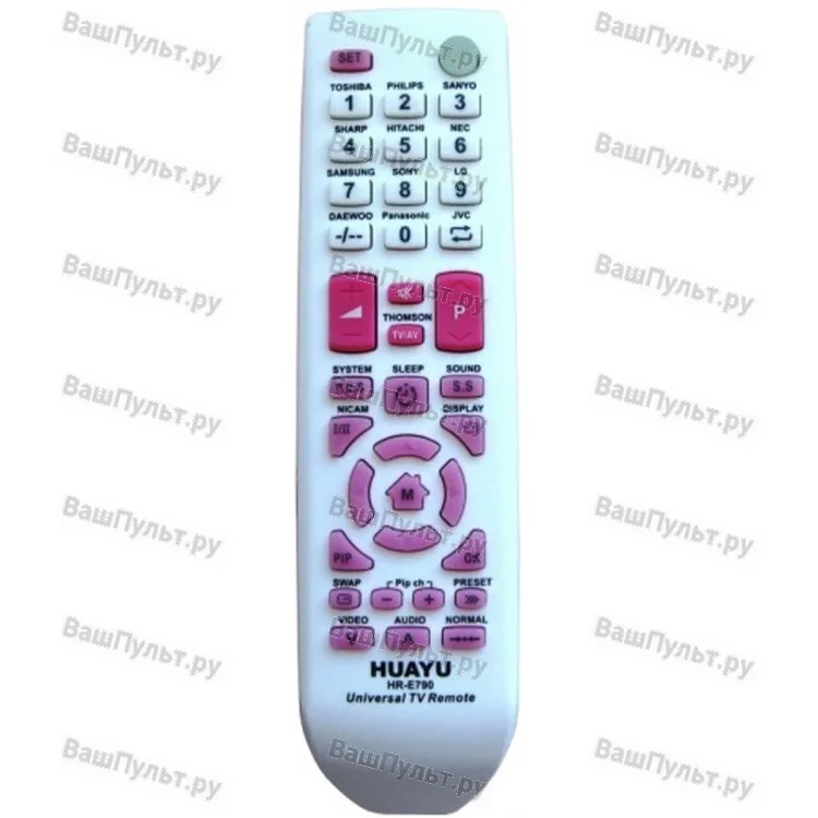 Универсальный пульт Huayu HR-E790 (для TV)