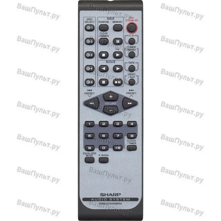 Пульт Sharp RRMC G0408AWSA (оригинальный)