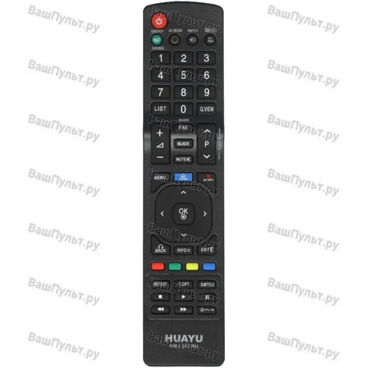 Универсальный пульт Huayu для LG RM-L915RU(BOX) (IVI, OKKO)